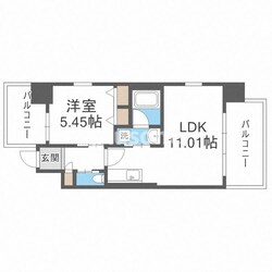 プレジオ城東中央の物件間取画像